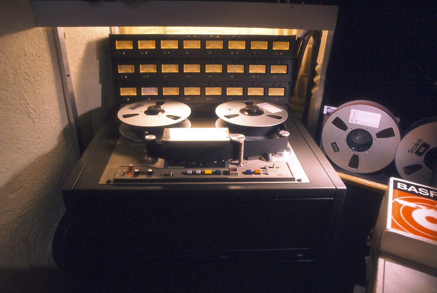 MCI JH24 2" tape recorder in Studio 1
