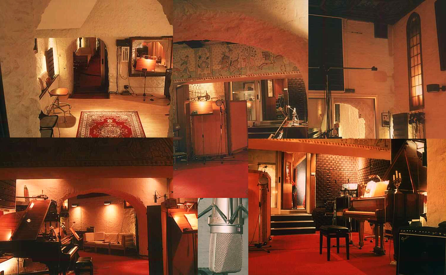 A Studio 1 interior collage.