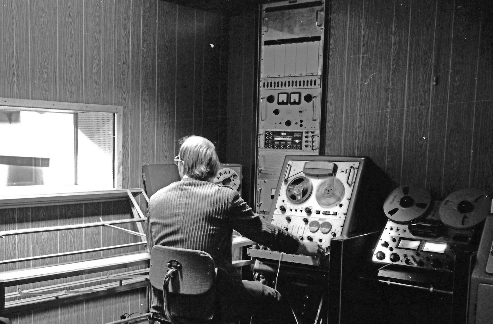 Control room at Kanaltorget Studio
