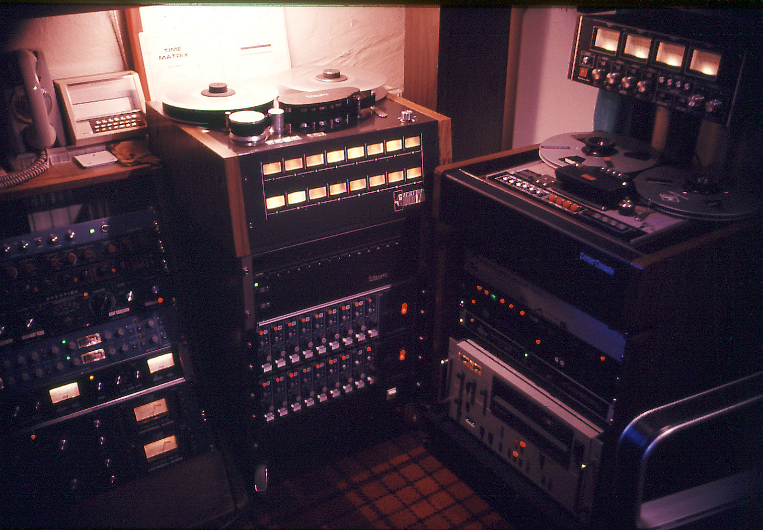 16-ch tape recorder in Studio 2