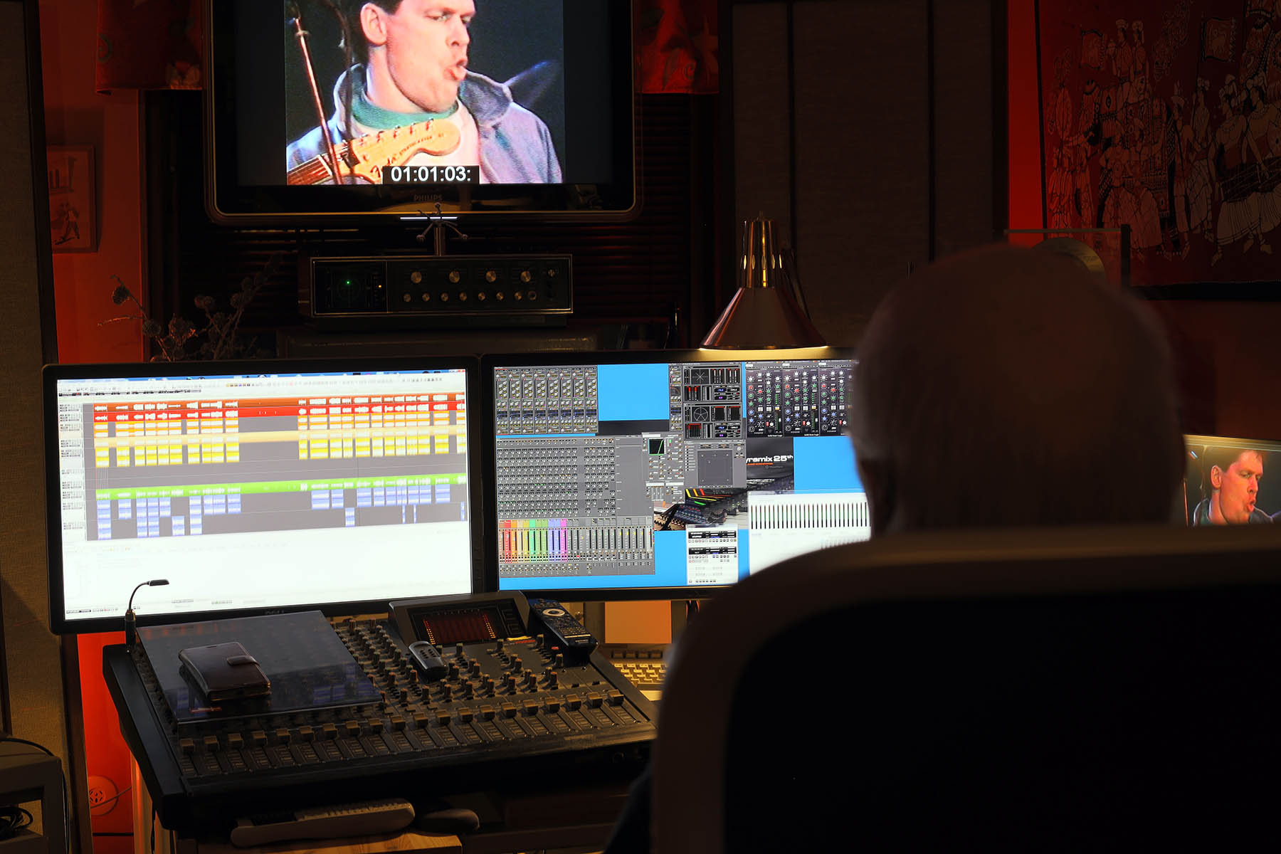 Video editing with multitrack audio 